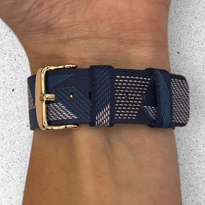 blue-pattern-xiaomi-amazfit-t-rex-ultra-watch-straps-nz-canvas-watch-bands-aus