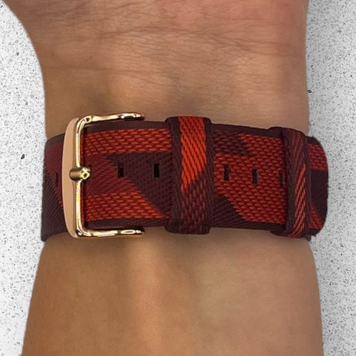 red-pattern-polar-grit-x2-pro-watch-straps-nz-canvas-watch-bands-aus