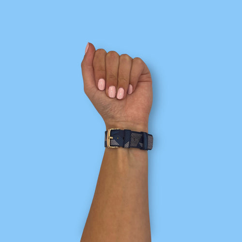blue-pattern-garmin-tactix-bravo,-charlie-delta-watch-straps-nz-canvas-watch-bands-aus