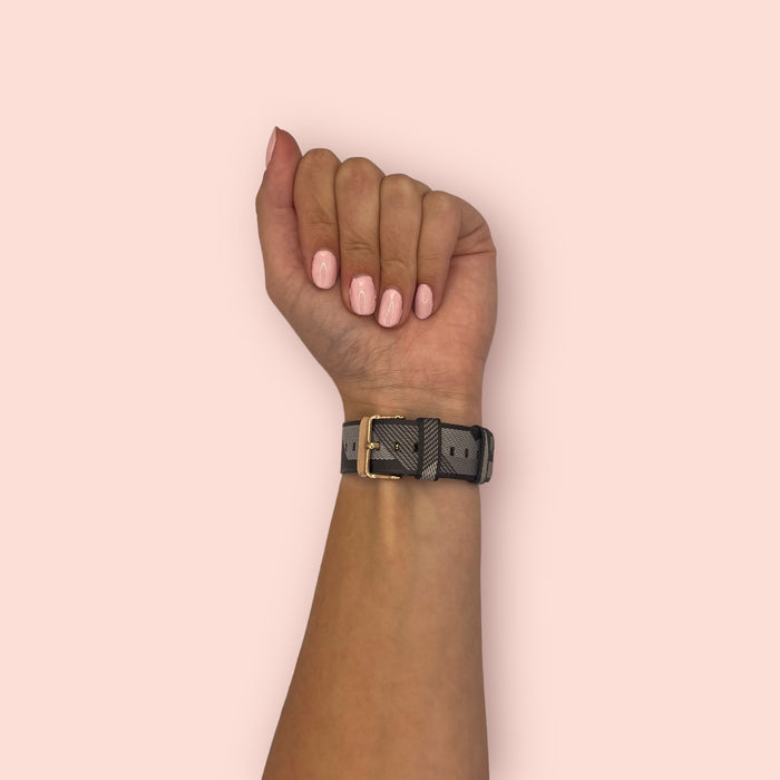 grey-pattern-huawei-18mm-range-watch-straps-nz-canvas-watch-bands-aus