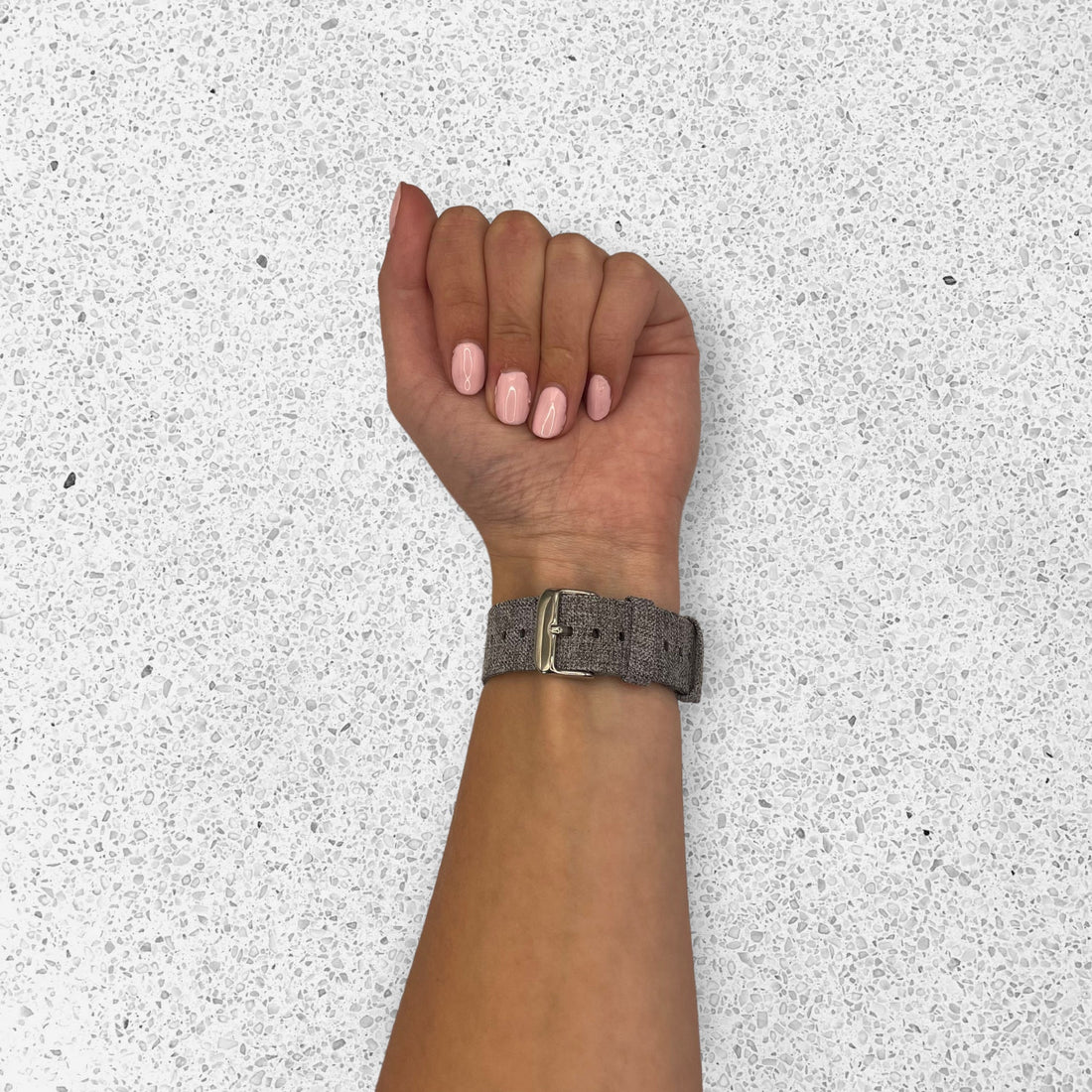 grey-garmin-instinct-3-(50mm)-watch-straps-nz-canvas-watch-bands-aus