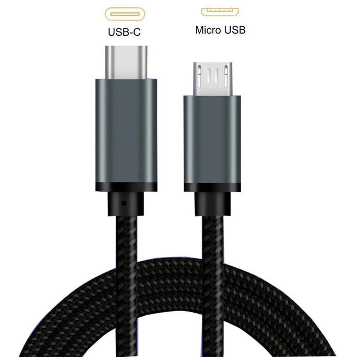 USB-C to Micro-USB Fast Charging Cable