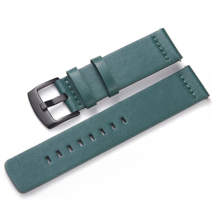 green-black-buckle-fitbit-versa-watch-straps-nz-leather-watch-bands-aus