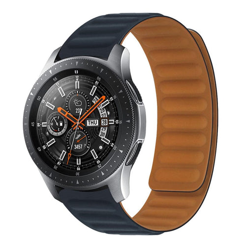 black-garmin-forerunner-165-watch-straps-nz-magnetic-silicone-watch-bands-aus