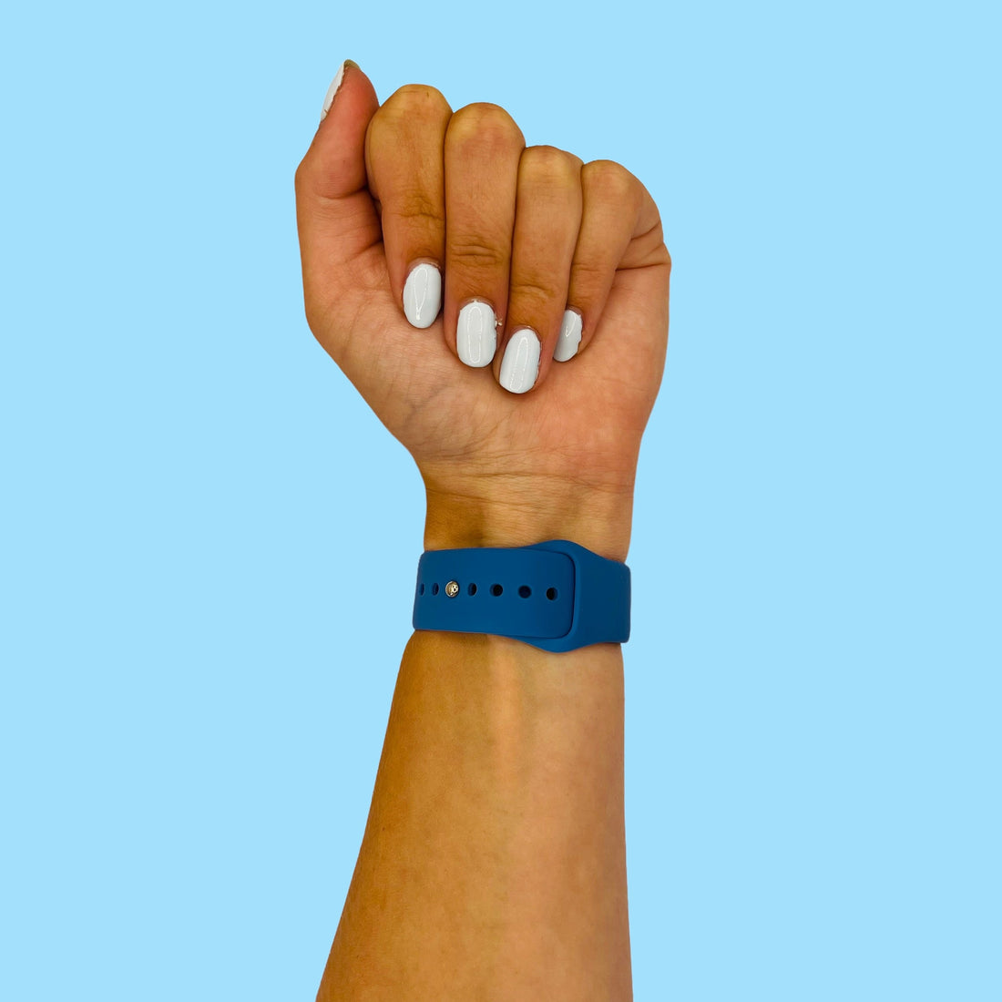 blue-garmin-venu-x1-watch-straps-nz-silicone-button-watch-bands-aus