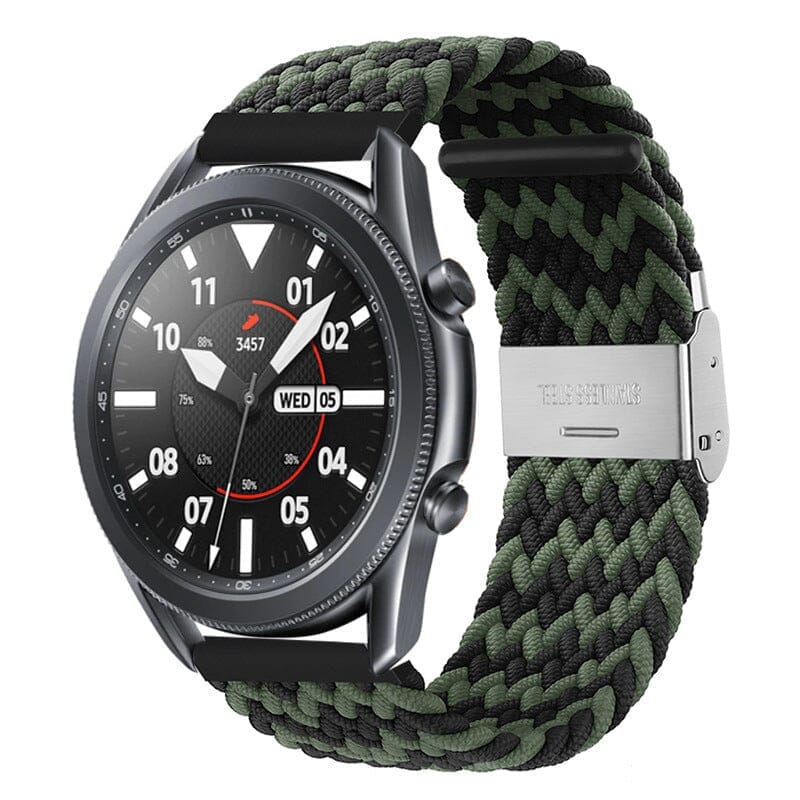 black-green-zig-polar-20mm-range-watch-straps-nz-nylon-braided-loop-watch-bands-aus-995714