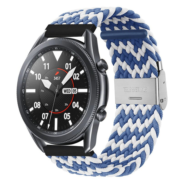 blue-white-zig-huawei-honor-magic-honor-dream-watch-straps-nz-nylon-braided-loop-watch-bands-aus