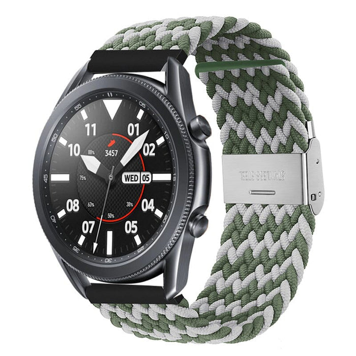 green-white-zig-samsung-galaxy-watch-5-(40-44mm)-watch-straps-nz-nylon-braided-loop-watch-bands-aus