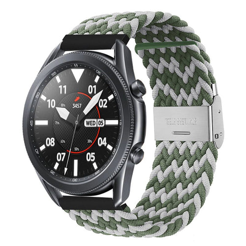 green-white-zig-huawei-talkband-b5-watch-straps-nz-nylon-braided-loop-watch-bands-aus