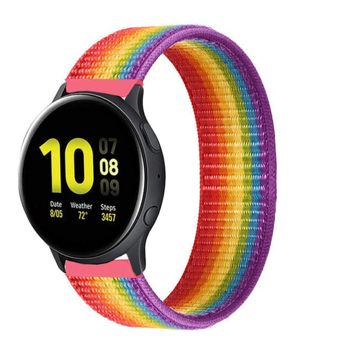 rainbow-garmin-fenix-5-watch-straps-nz-nylon-sports-loop-watch-bands-aus