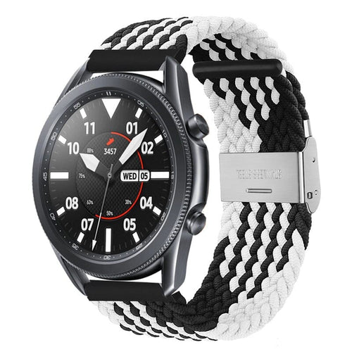 white-black-ticwatch-c2-rose-gold-c2+-rose-gold-watch-straps-nz-nylon-braided-loop-watch-bands-aus