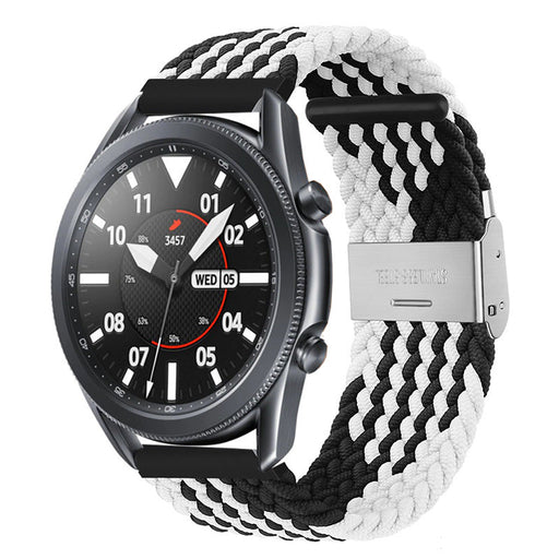 white-black-huawei-watch-2-pro-watch-straps-nz-nylon-braided-loop-watch-bands-aus-995766