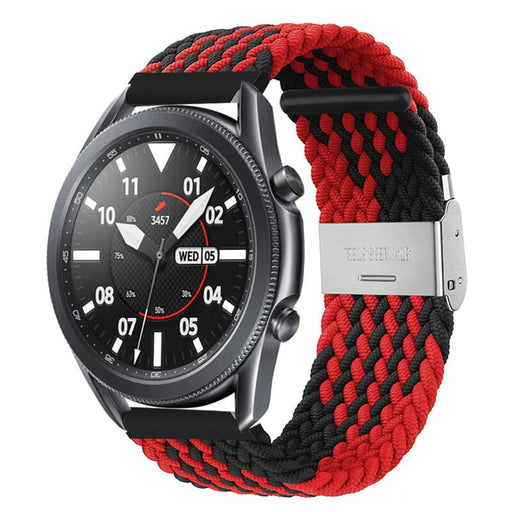 red-white-huawei-watch-3-pro-watch-straps-nz-nylon-braided-loop-watch-bands-aus