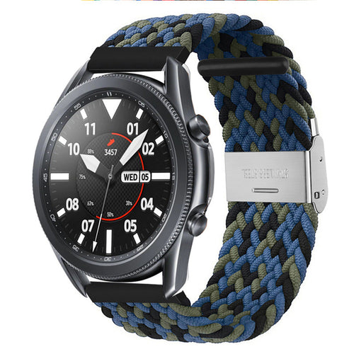 green-blue-black-asus-zenwatch-2-(1.45")-watch-straps-nz-nylon-braided-loop-watch-bands-aus