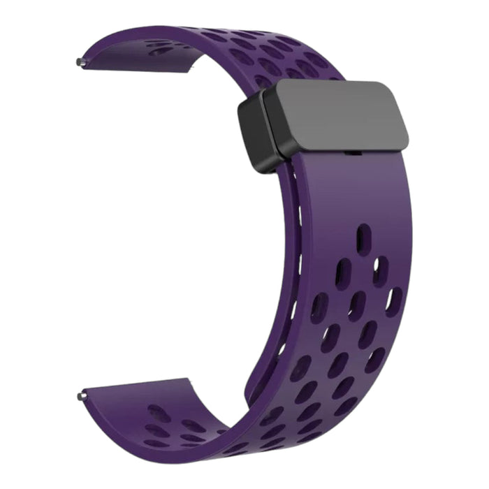purple-magnetic-sports-huawei-watch-fit-2-watch-straps-nz-ocean-band-silicone-watch-bands-aus