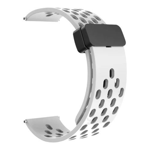 white-magnetic-sports-samsung-galaxy-watch-6-(40mm)-watch-straps-nz-ocean-band-silicone-watch-bands-aus