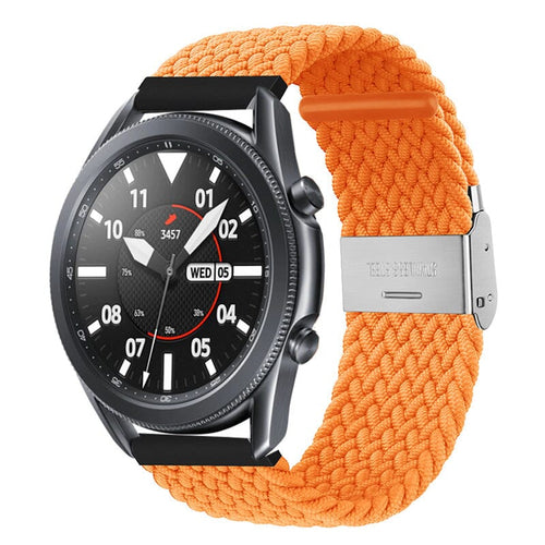 orange-samsung-galaxy-watch-4-(40-44mm)-watch-straps-nz-nylon-braided-loop-watch-bands-aus