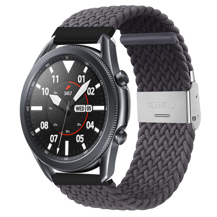 dark-grey-asus-zenwatch-2-(1.45")-watch-straps-nz-nylon-braided-loop-watch-bands-aus