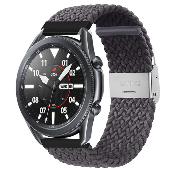 dark-grey-xiaomi-amazfit-gts-3-watch-straps-nz-nylon-braided-loop-watch-bands-aus