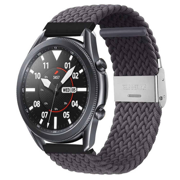 dark-grey-t92-smartwatch-watch-straps-nz-nylon-braided-loop-watch-bands-aus