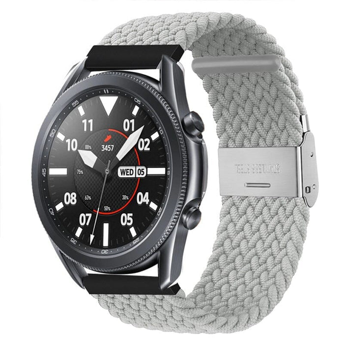light-grey-samsung-galaxy-watch-6-classic-(43mm)-watch-straps-nz-nylon-braided-loop-watch-bands-aus