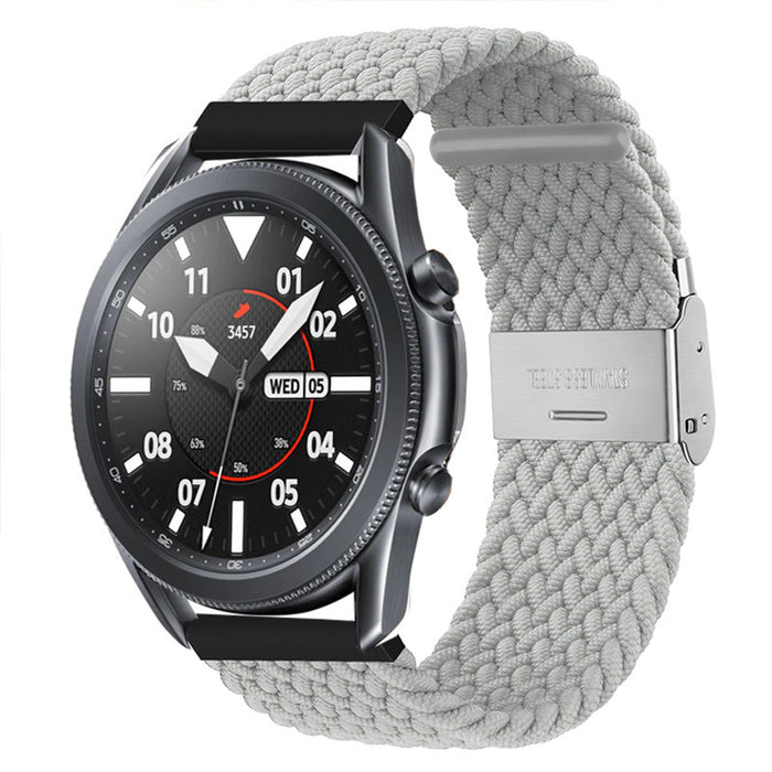 light-grey-garmin-forerunner-945-watch-straps-nz-nylon-braided-loop-watch-bands-aus