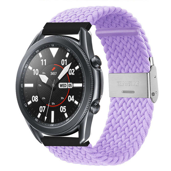 purple-ticwatch-5-pro-watch-straps-nz-nylon-braided-loop-watch-bands-aus
