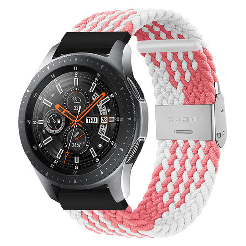 pink-white-ticwatch-5-pro-watch-straps-nz-nylon-braided-loop-watch-bands-aus