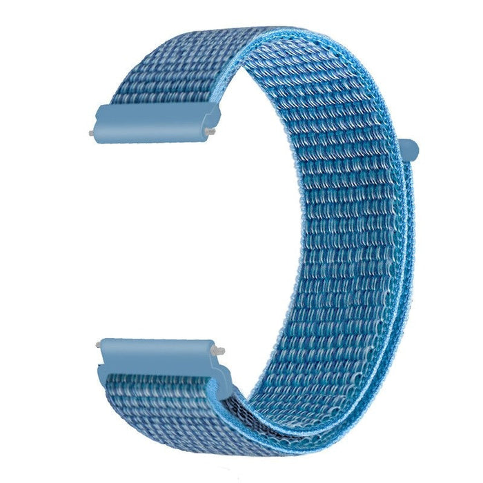 sky-blue-garmin-forerunner-965-watch-straps-nz-nylon-sports-loop-watch-bands-aus