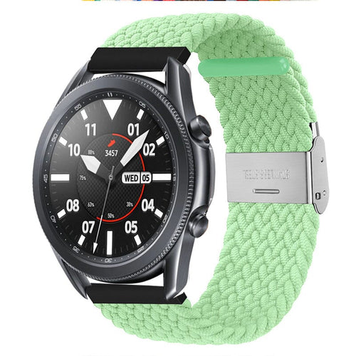 light-green-huawei-gt2-42mm-watch-straps-nz-nylon-braided-loop-watch-bands-aus
