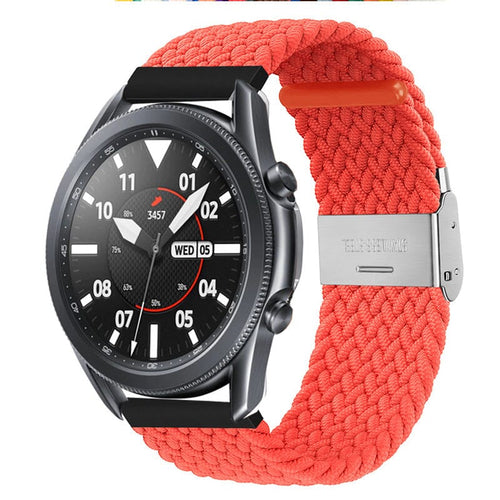 white-pink-huawei-honor-magic-watch-2-watch-straps-nz-nylon-braided-loop-watch-bands-aus