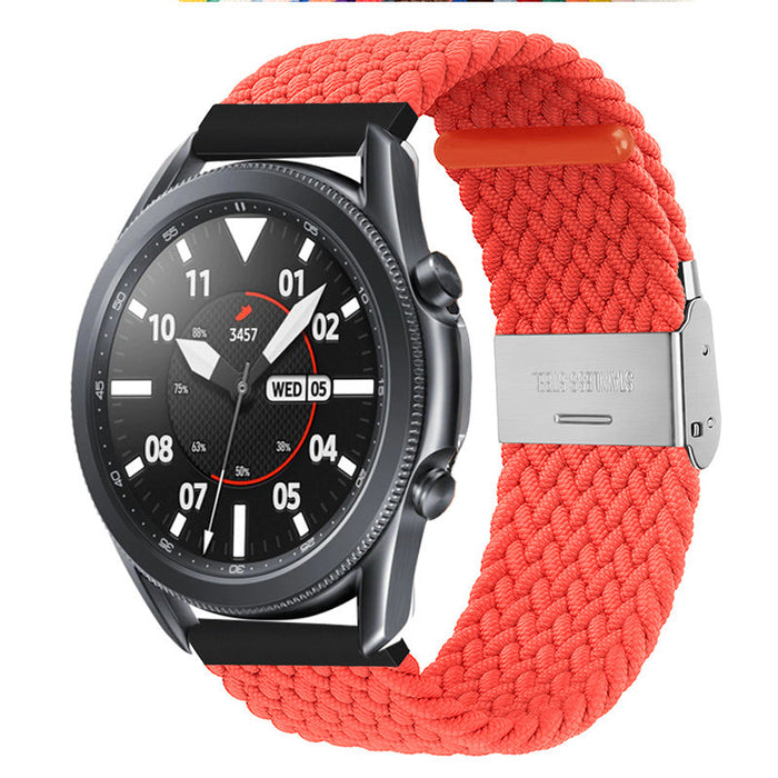 white-pink-ticwatch-5-pro-watch-straps-nz-nylon-braided-loop-watch-bands-aus