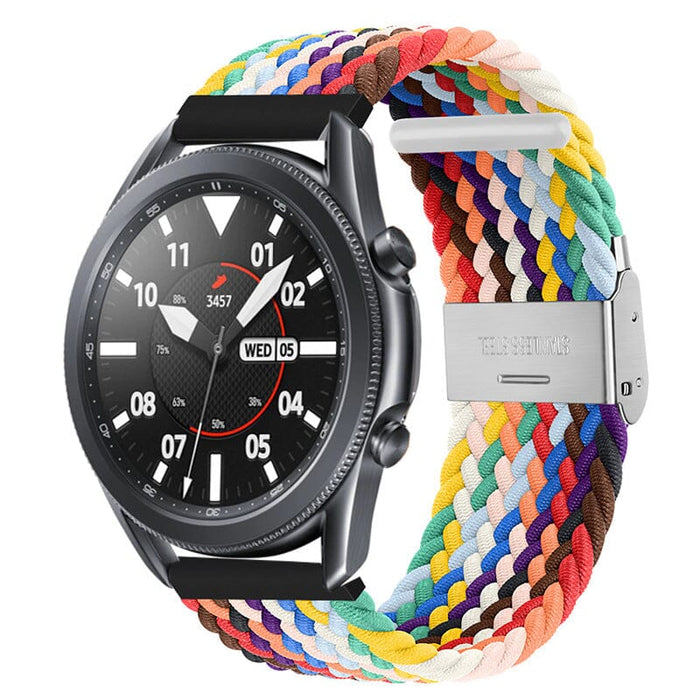 multi-coloured-huawei-honor-magic-honor-dream-watch-straps-nz-nylon-braided-loop-watch-bands-aus