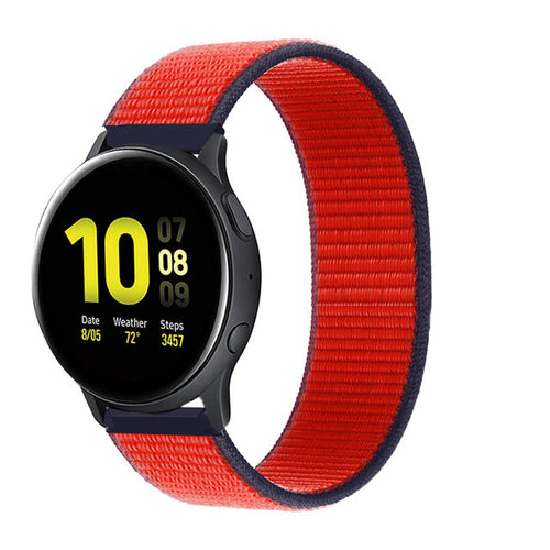 tri-red-garmin-forerunner-945-watch-straps-nz-nylon-sports-loop-watch-bands-aus