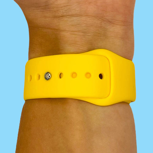 yellow-fitbit-charge-3-watch-straps-nz-silicone-button-watch-bands-aus