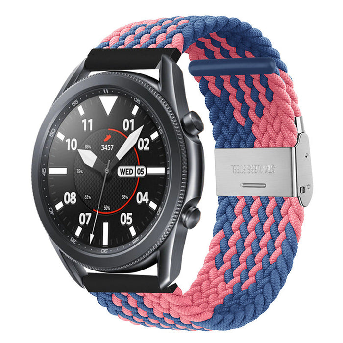 blue-pink-ticwatch-pro-3-pro-3-ultra-watch-straps-nz-nylon-braided-loop-watch-bands-aus