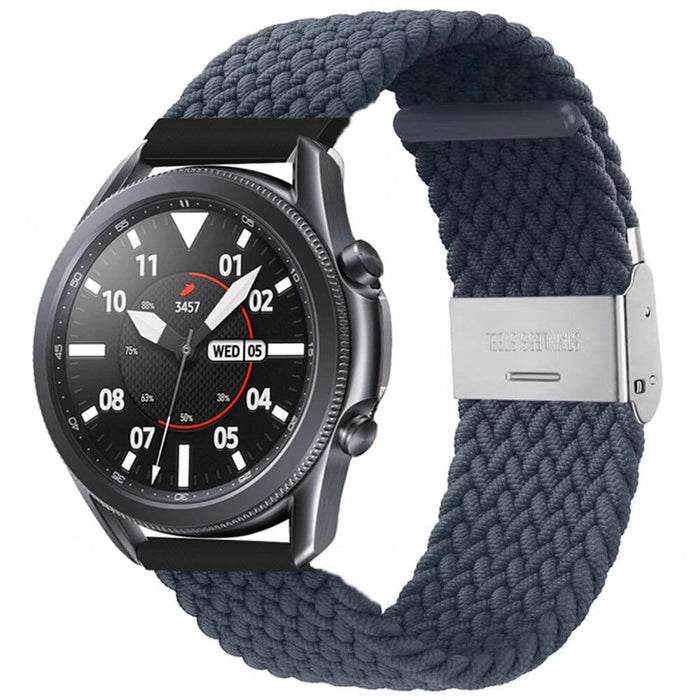 blue-grey-huawei-watch-4-pro-watch-straps-nz-nylon-braided-loop-watch-bands-aus