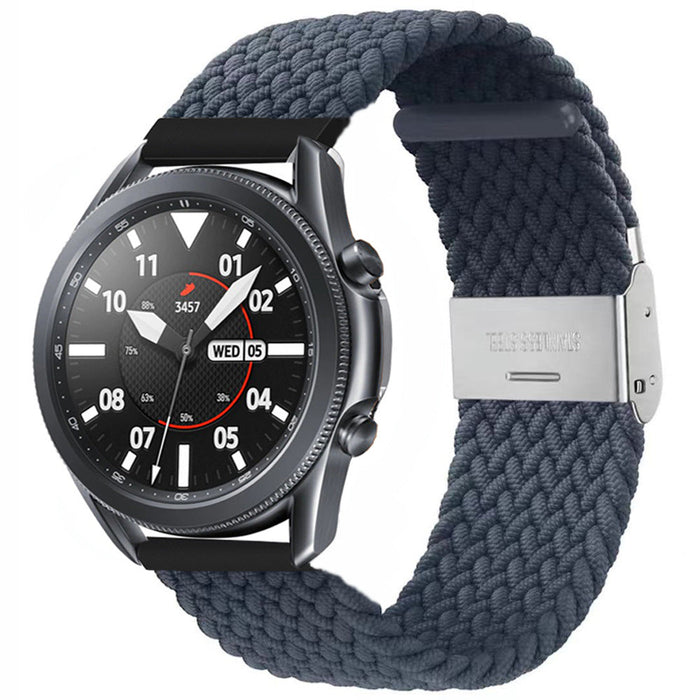 blue-grey-huawei-watch-2-pro-watch-straps-nz-nylon-braided-loop-watch-bands-aus