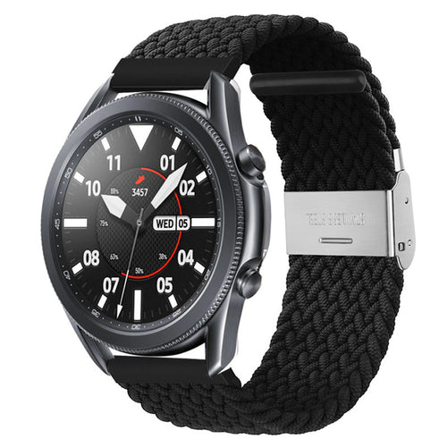 black-garmin-forerunner-945-watch-straps-nz-nylon-braided-loop-watch-bands-aus