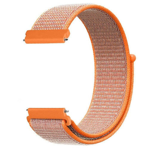 spicy-orange-garmin-fenix-5-watch-straps-nz-nylon-sports-loop-watch-bands-aus