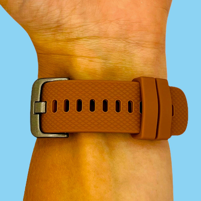 brown-huawei-watch-fit-2-watch-straps-nz-silicone-watch-bands-aus
