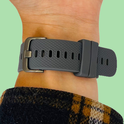 grey-samsung-galaxy-watch-6-classic-(43mm)-watch-straps-nz-silicone-watch-bands-aus