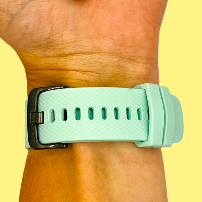 teal-garmin-fenix-5s-watch-straps-nz-silicone-watch-bands-aus