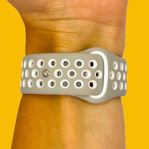 grey-white-coros-20mm-range-watch-straps-nz-silicone-sports-watch-bands-aus