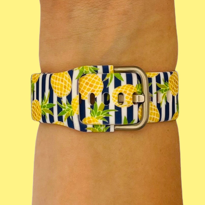 pineapples-ticwatch-e2-watch-straps-nz-pattern-straps-watch-bands-aus