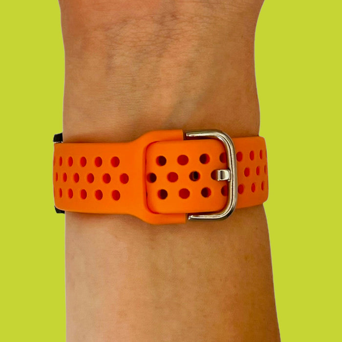 orange-samsung-galaxy-watch-6-classic-(43mm)-watch-straps-nz-silicone-sports-watch-bands-aus
