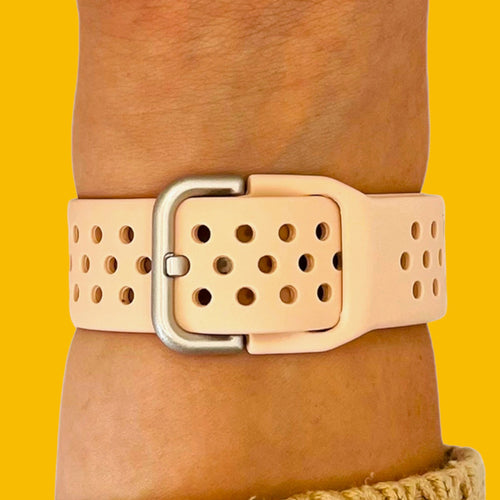 peach-garmin-quatix-6-watch-straps-nz-silicone-sports-watch-bands-aus