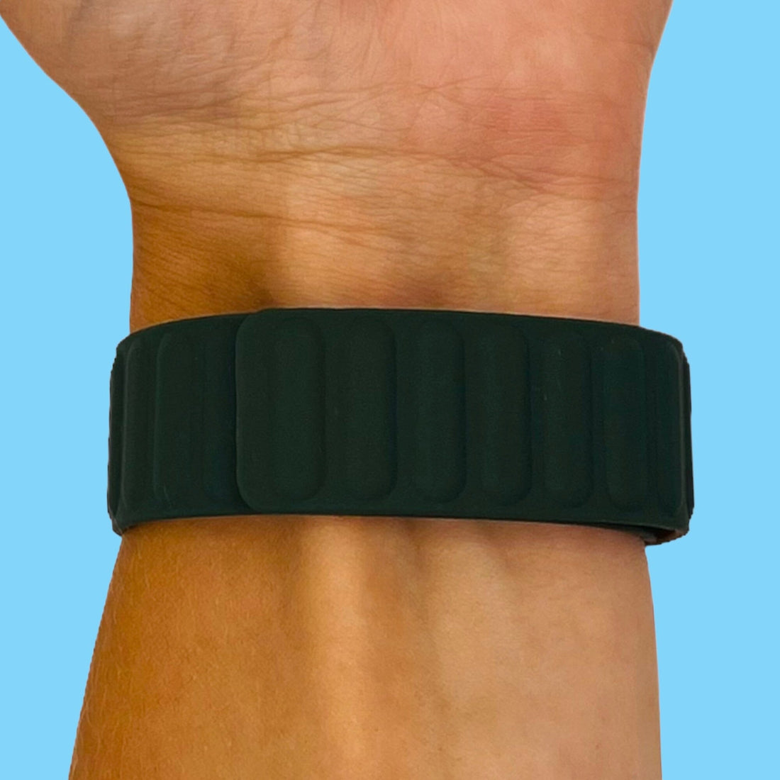 green-samsung-galaxy-watch-5-(40-44mm)-watch-straps-nz-magnetic-silicone-watch-bands-aus