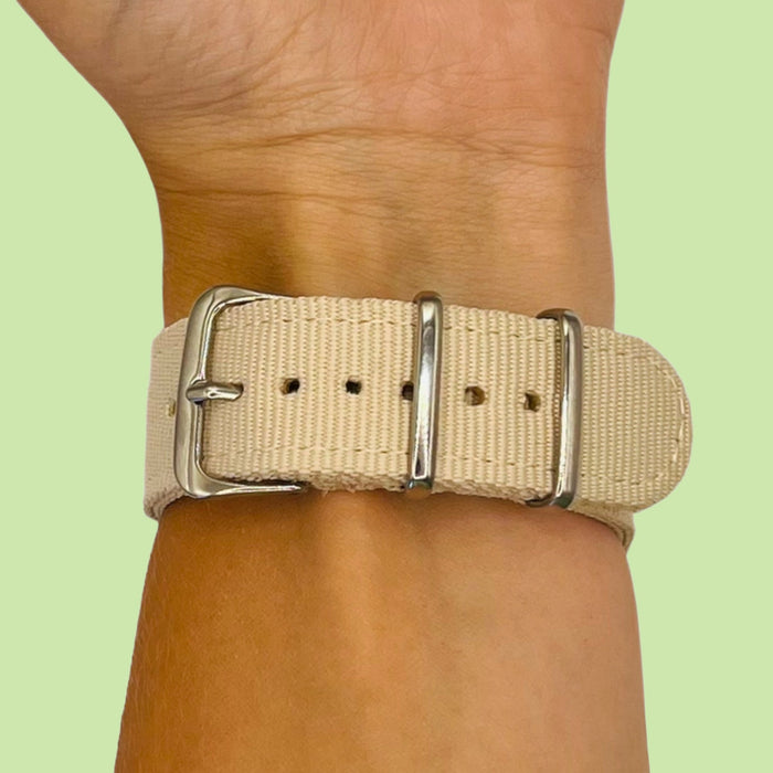 beige-huawei-honor-s1-watch-straps-nz-nato-nylon-watch-bands-aus