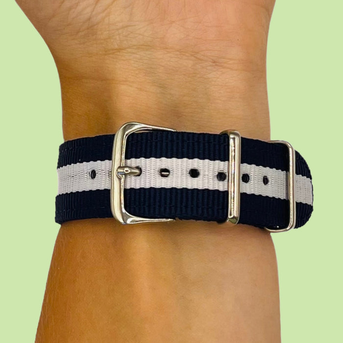 navy-blue-white-huawei-gt2-42mm-watch-straps-nz-nato-nylon-watch-bands-aus